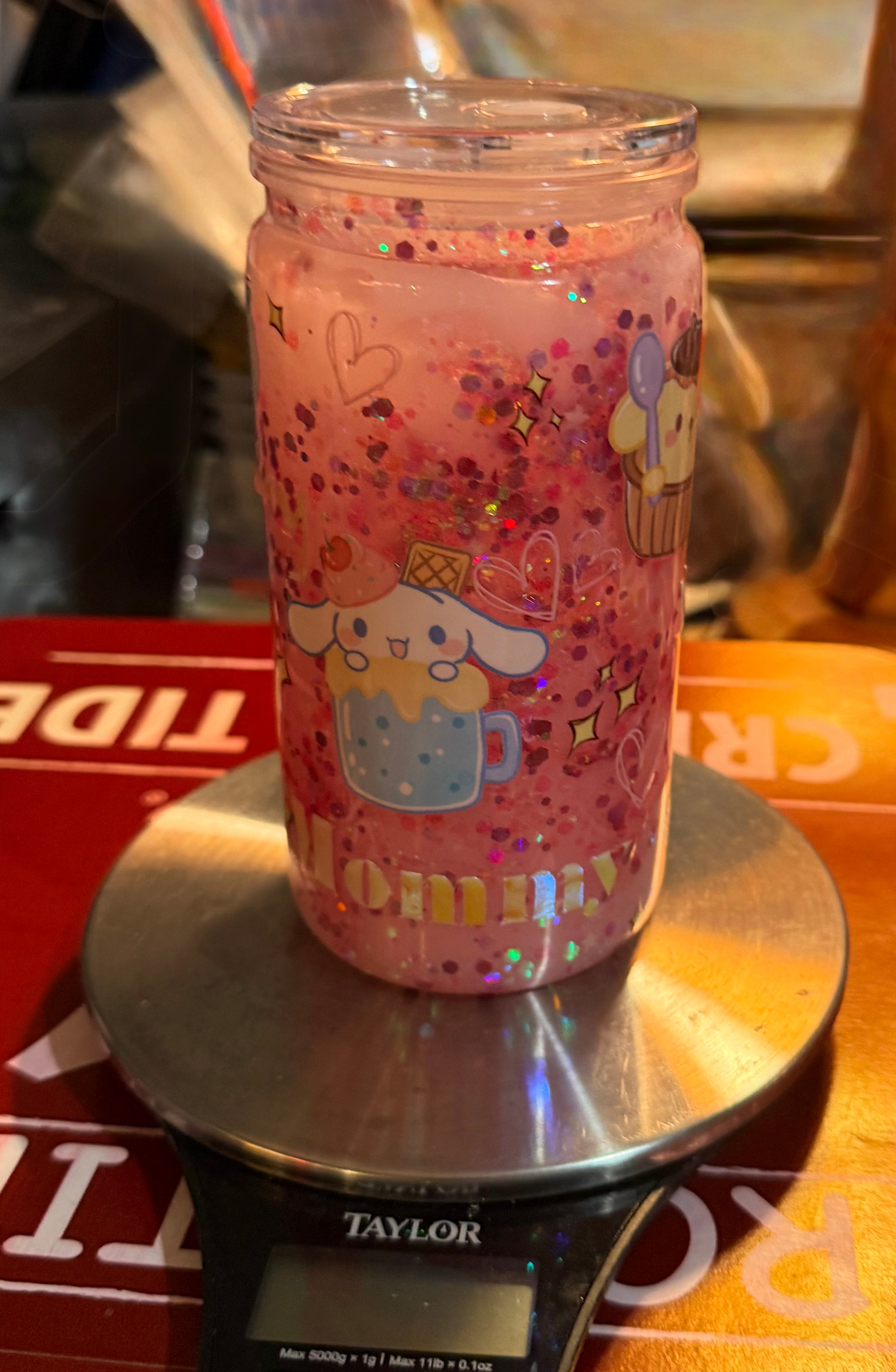 16 ounce Snow Globe Tumbler