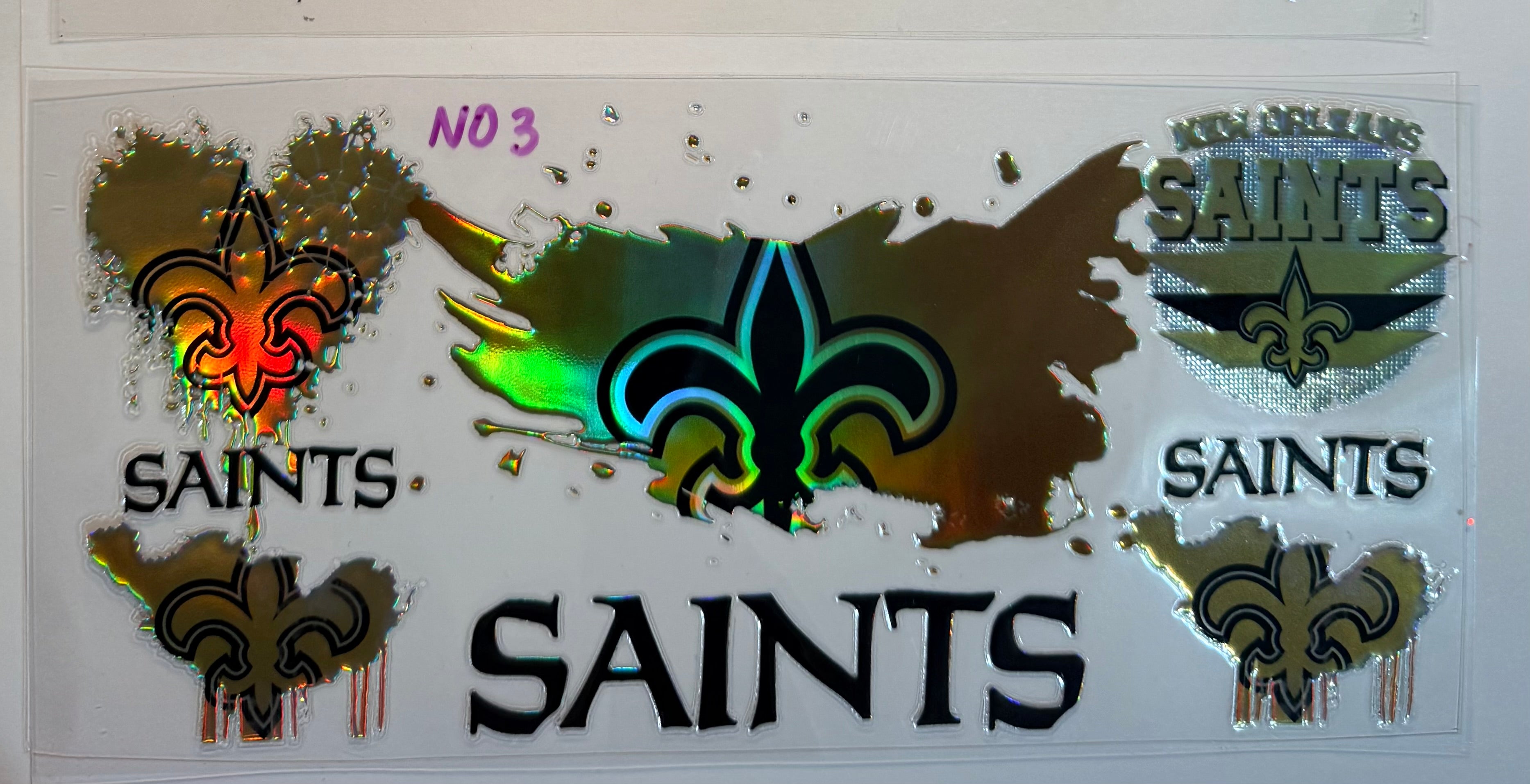 New Orleans Saints Holographic