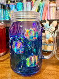 22 ounce Mason Snow Globe Tumbler