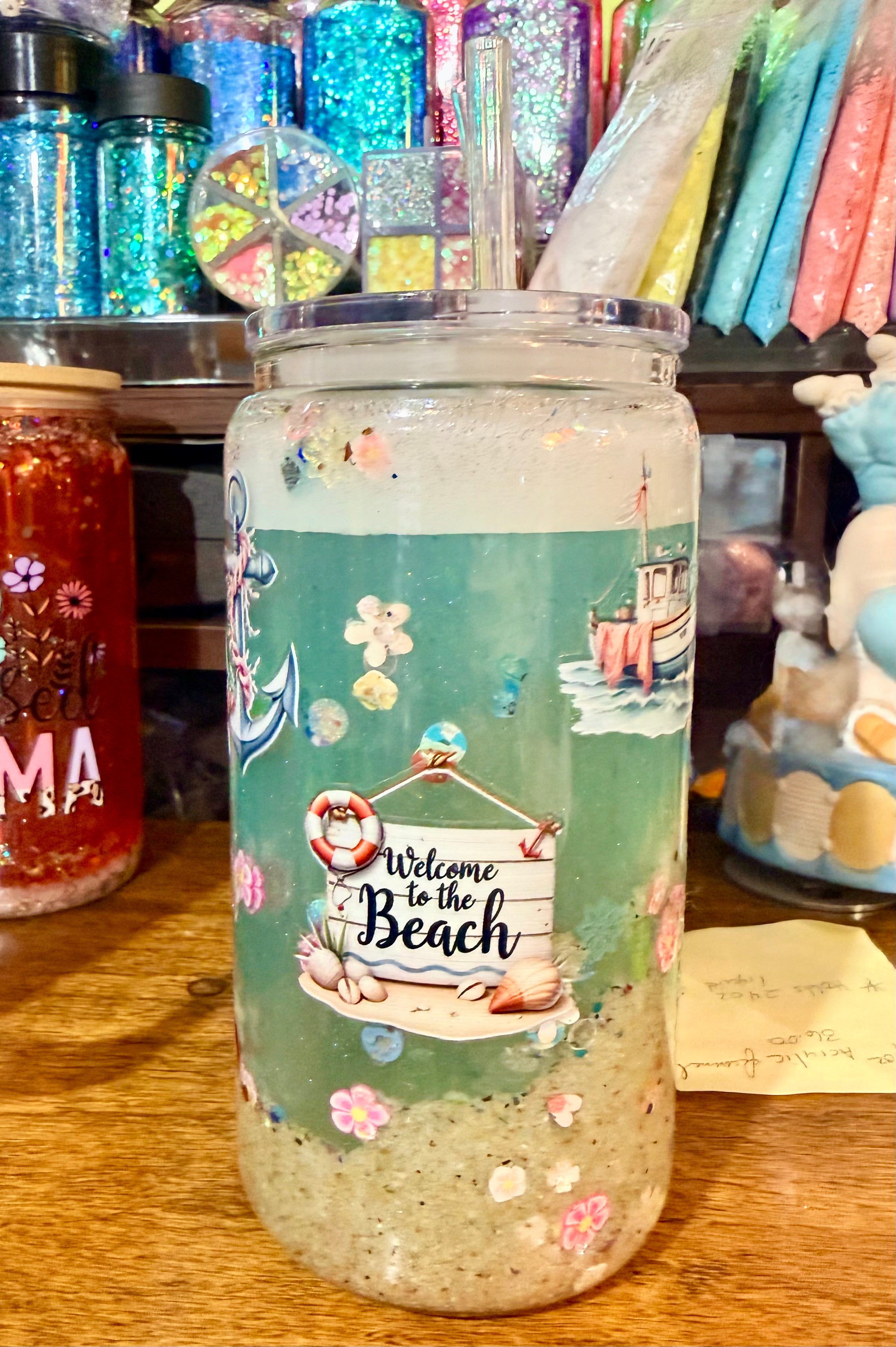 20 ounce Snow Globe Tumbler