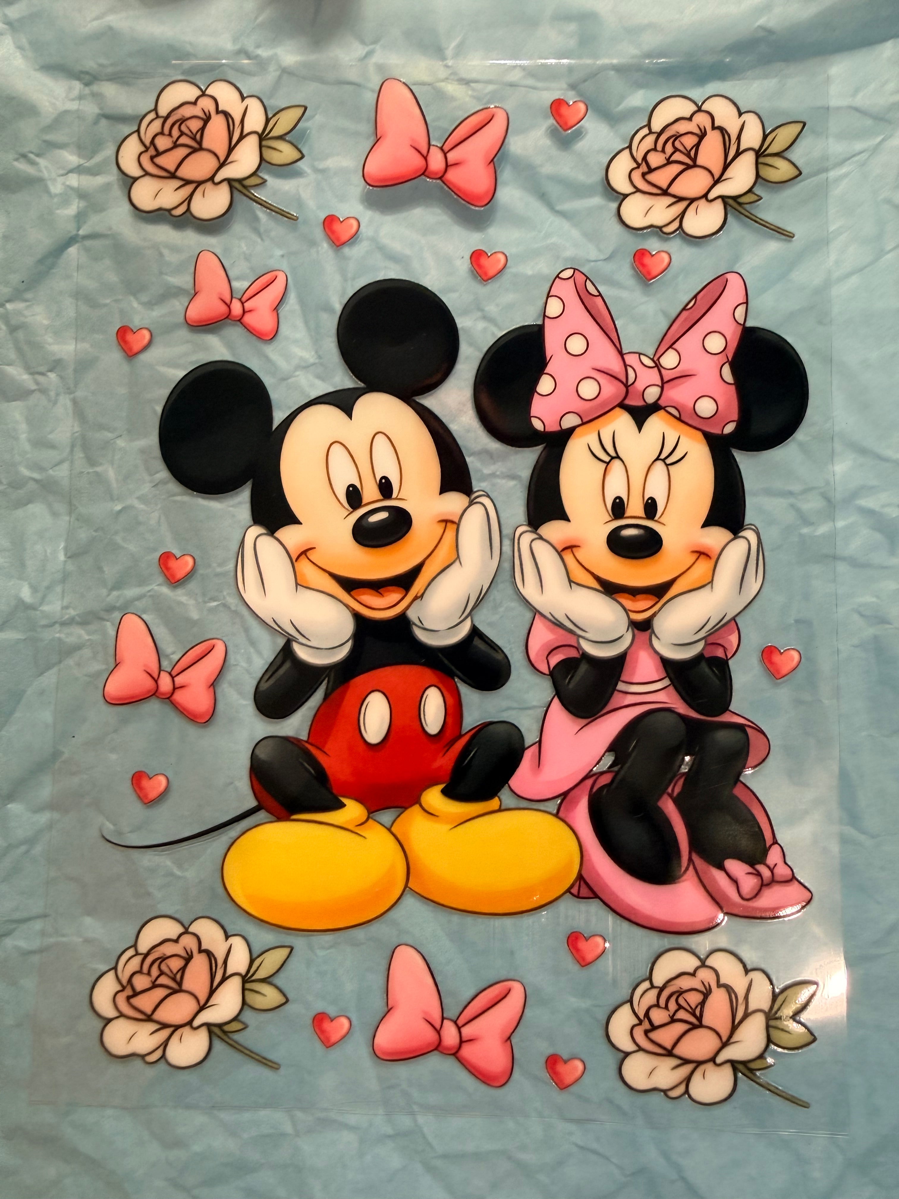 Cartoon Disney Mickey and Minnie