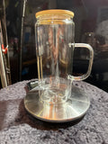20 ounce Glass Snow Globe Tumbler